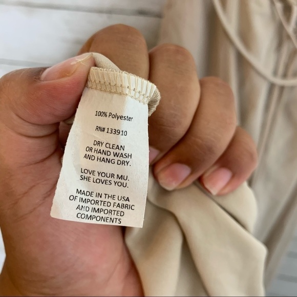 NWT Godshaw Goddess Beige Maxi Boho Dress - Picture 6 of 9